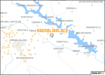 map of Magnolia Place