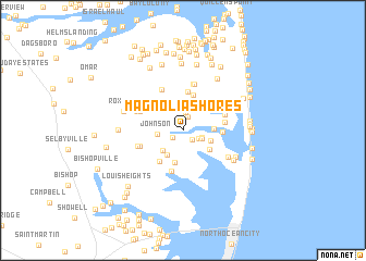 map of Magnolia Shores