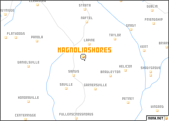 map of Magnolia Shores