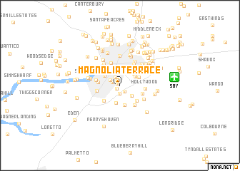 map of Magnolia Terrace
