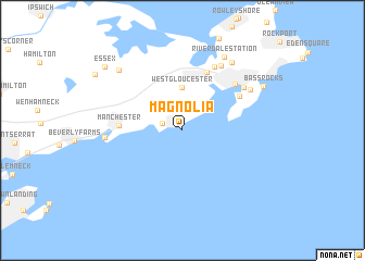 map of Magnolia