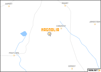 map of Magnolia