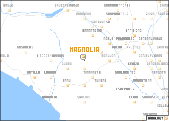 map of Magnolia