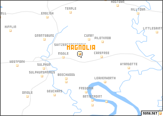 map of Magnolia