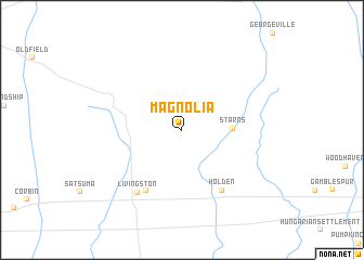 map of Magnolia