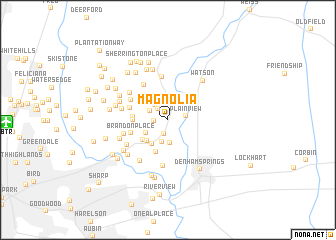 map of Magnolia