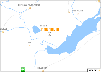 map of Magnolia