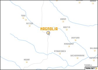 map of Magnolia