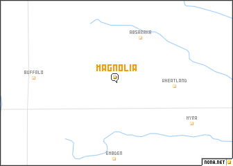 map of Magnolia