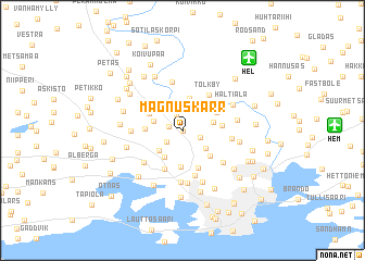 map of Magnuskärr