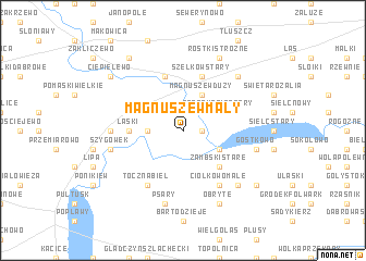 map of Magnuszew Mały