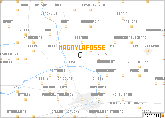 map of Magny-la-Fosse