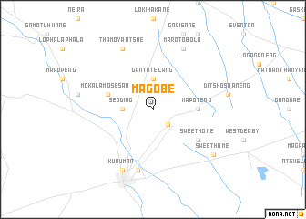 map of Magobe