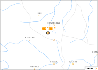 map of Magode