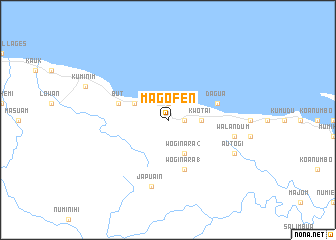 map of Magofen