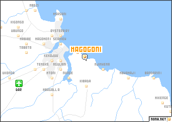 Magogoni Tanzania Map Nona Net