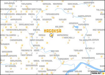 map of Magoksa