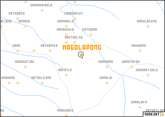 map of Magolapong