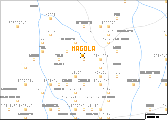 map of Magola