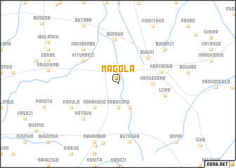 map of Magola