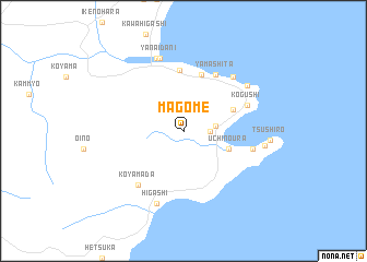 map of Magome