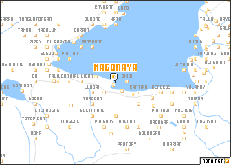 map of Magonaya