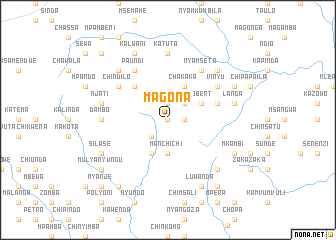 map of Magona