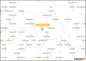 map of Magonga