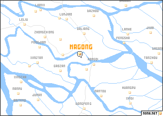 map of Magong