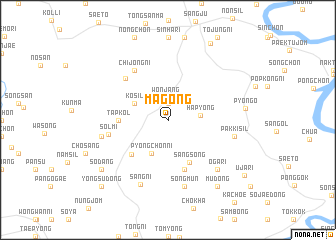 map of Magong