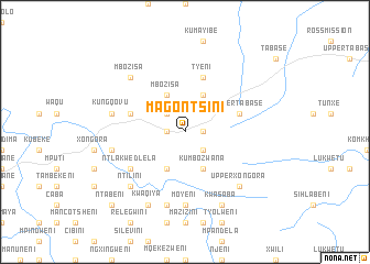 map of Magontsini