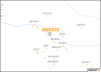 map of Magonzo