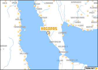 map of Magopas
