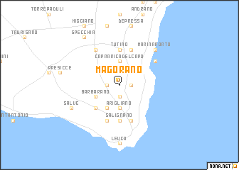 map of Magorano