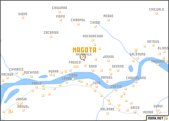 map of Magota