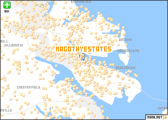 map of Magothy Estates