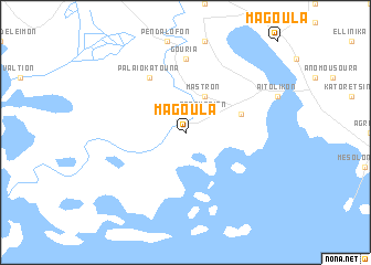 map of Magoúla