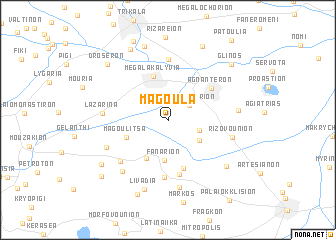 map of Magoúla