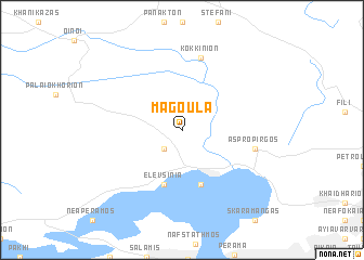 map of Magoúla