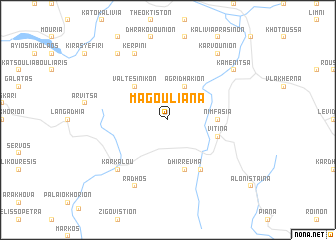 map of Magoúliana