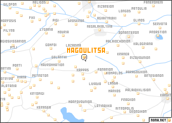 map of Magoulítsa