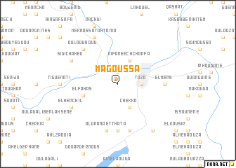 map of Magoussa