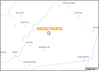 map of Magouzhuang