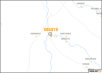 map of Magoye