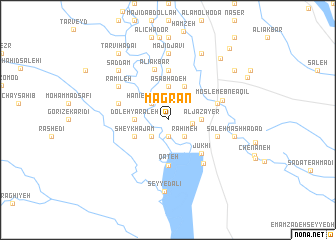 map of Magran