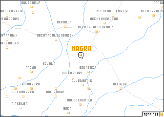 map of Magra