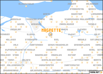 map of Magrette