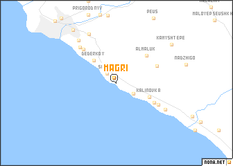 map of Magri