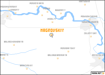 map of Magrovskiy