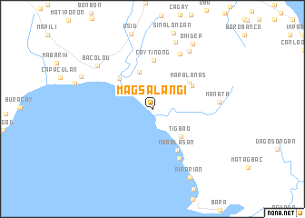 map of Magsalangi